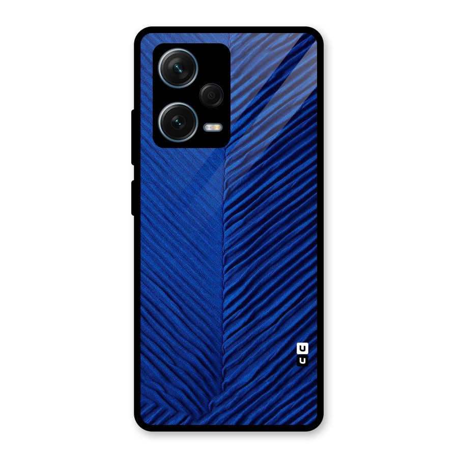 Classy Blues Glass Back Case for Redmi Note 12 Pro Plus 5G
