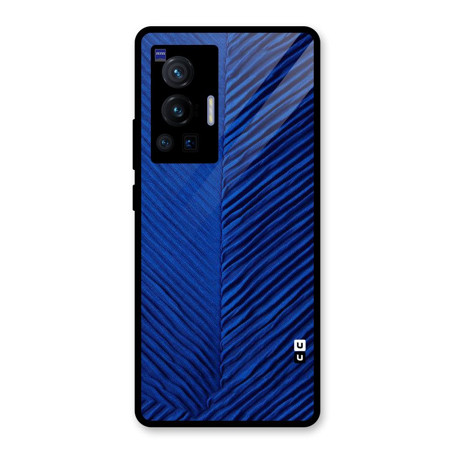 Classy Blues Glass Back Case for Vivo X70 Pro