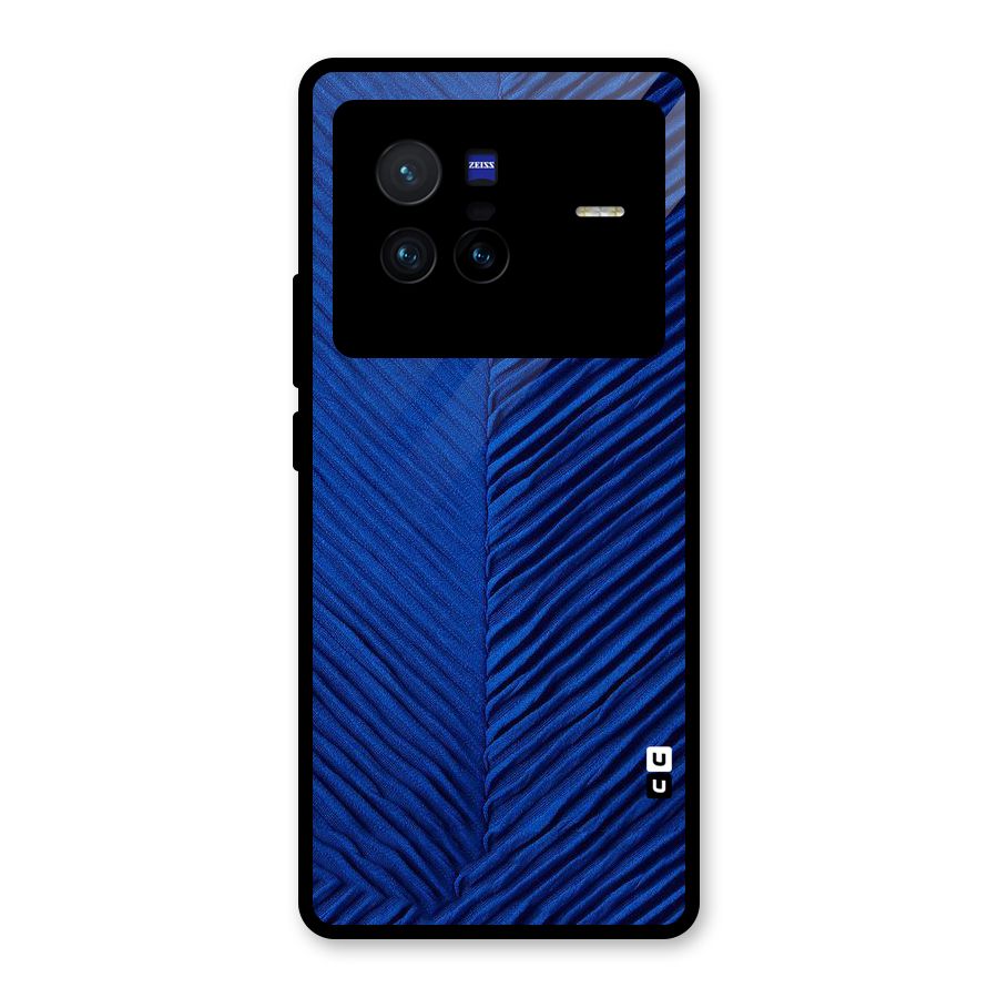Classy Blues Glass Back Case for Vivo X80