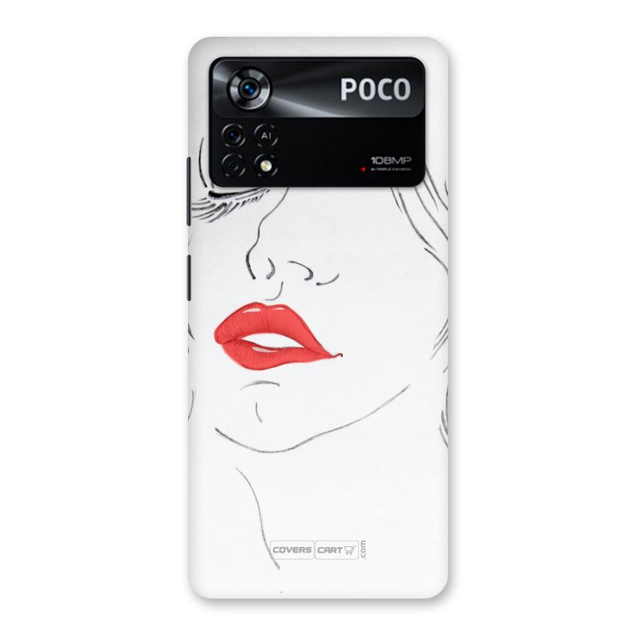 Classy Girl Back Case for Poco X4 Pro 5G
