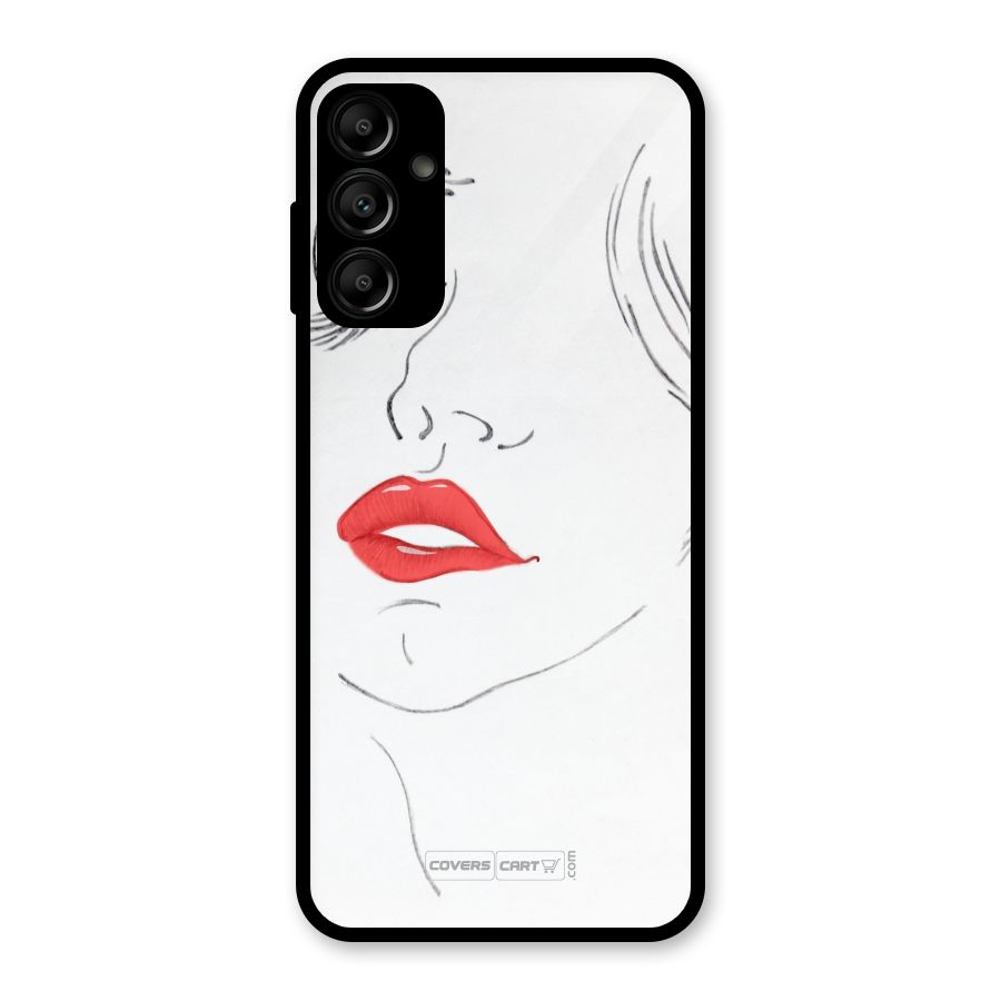 Classy Girl Glass Back Case for Galaxy A14 5G