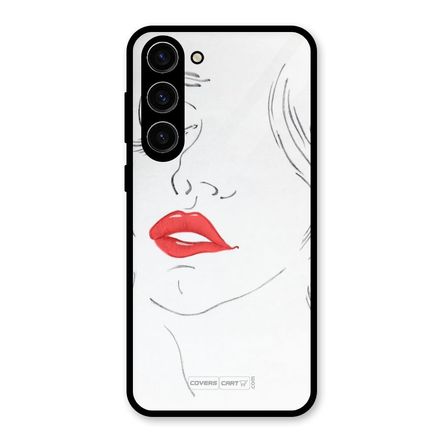 Classy Girl Glass Back Case for Galaxy S23 Plus