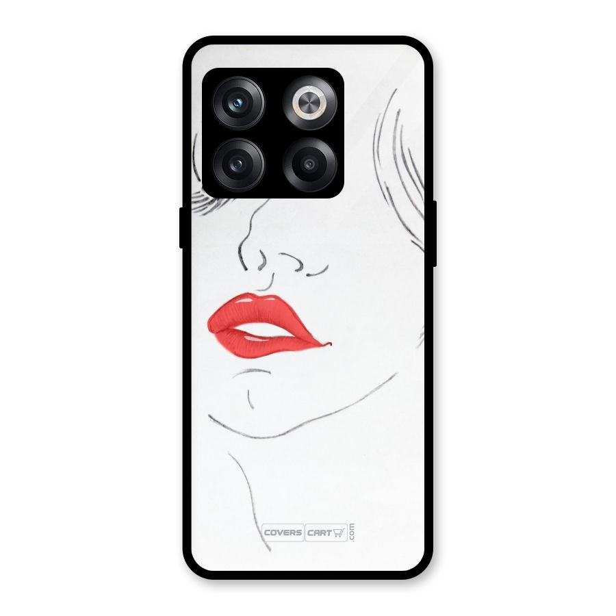 Classy Girl Glass Back Case for OnePlus 10T