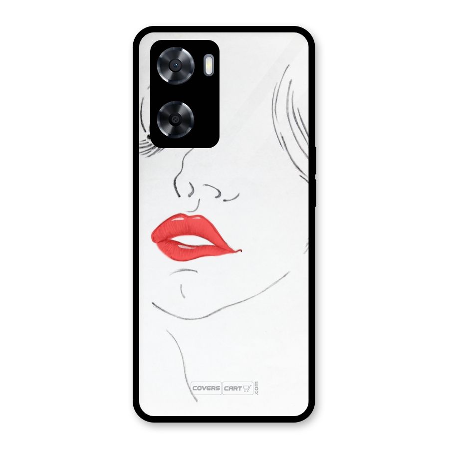 Classy Girl Glass Back Case for Oppo A57 2022