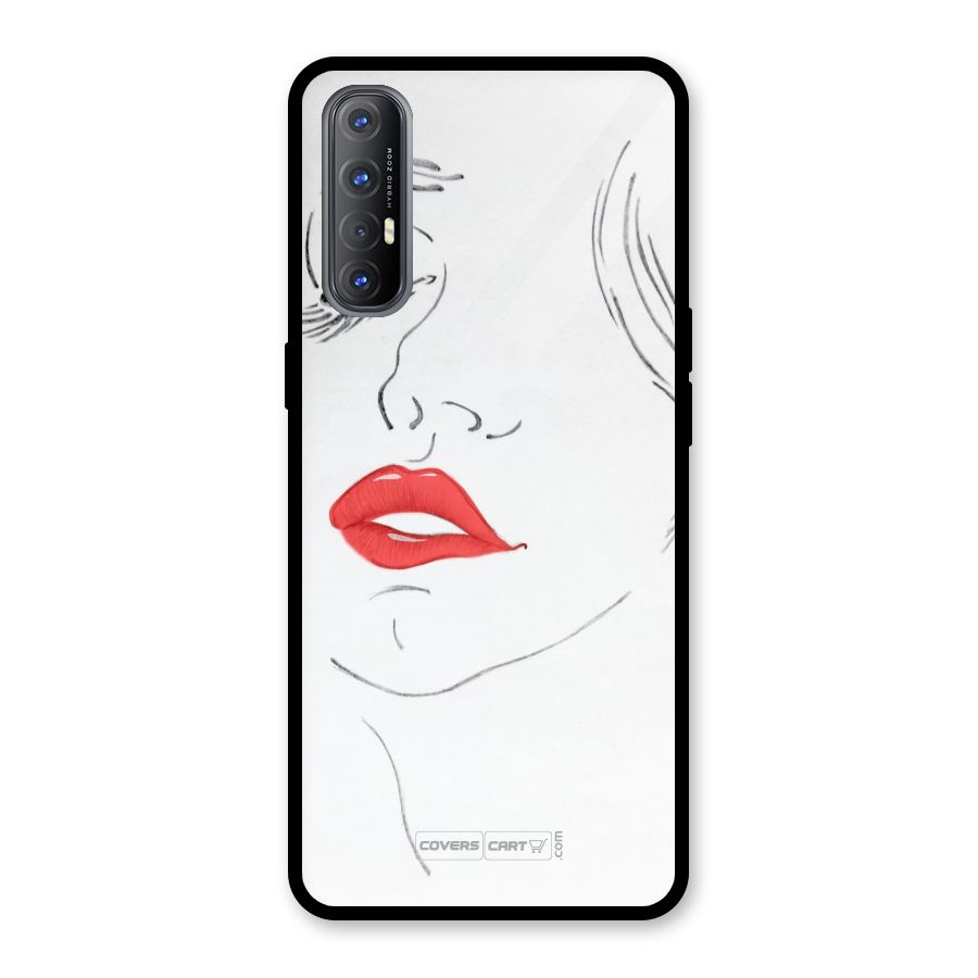 Classy Girl Glass Back Case for Oppo Reno3 Pro