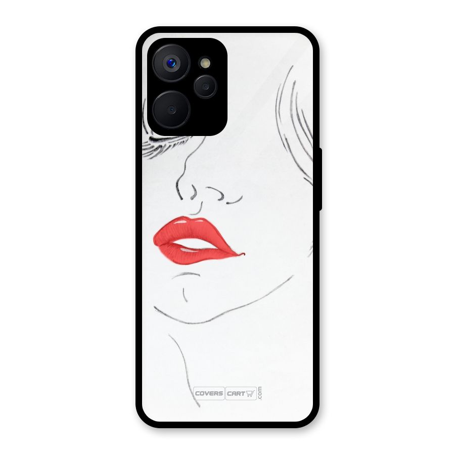 Classy Girl Glass Back Case for Realme 9i 5G