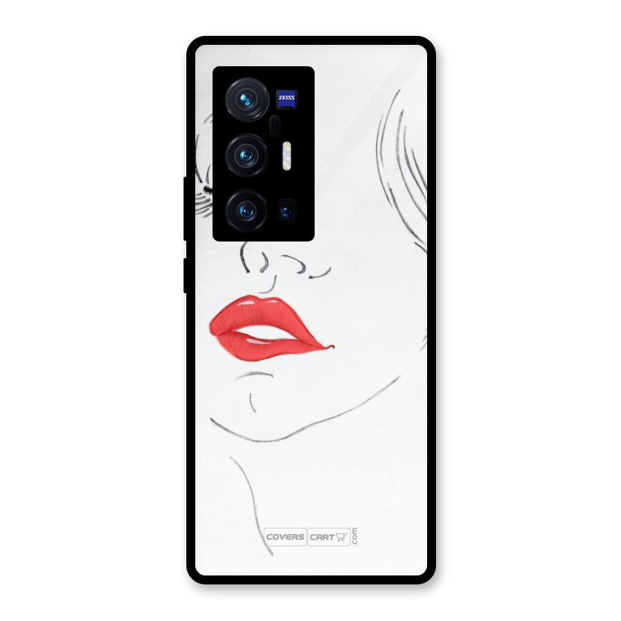 Classy Girl Glass Back Case for Vivo X70 Pro Plus