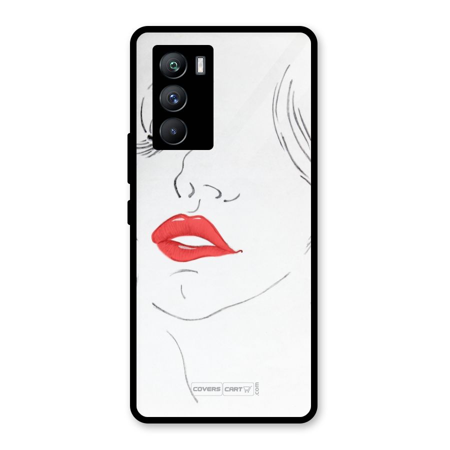 Classy Girl Glass Back Case for Vivo iQOO 9 SE
