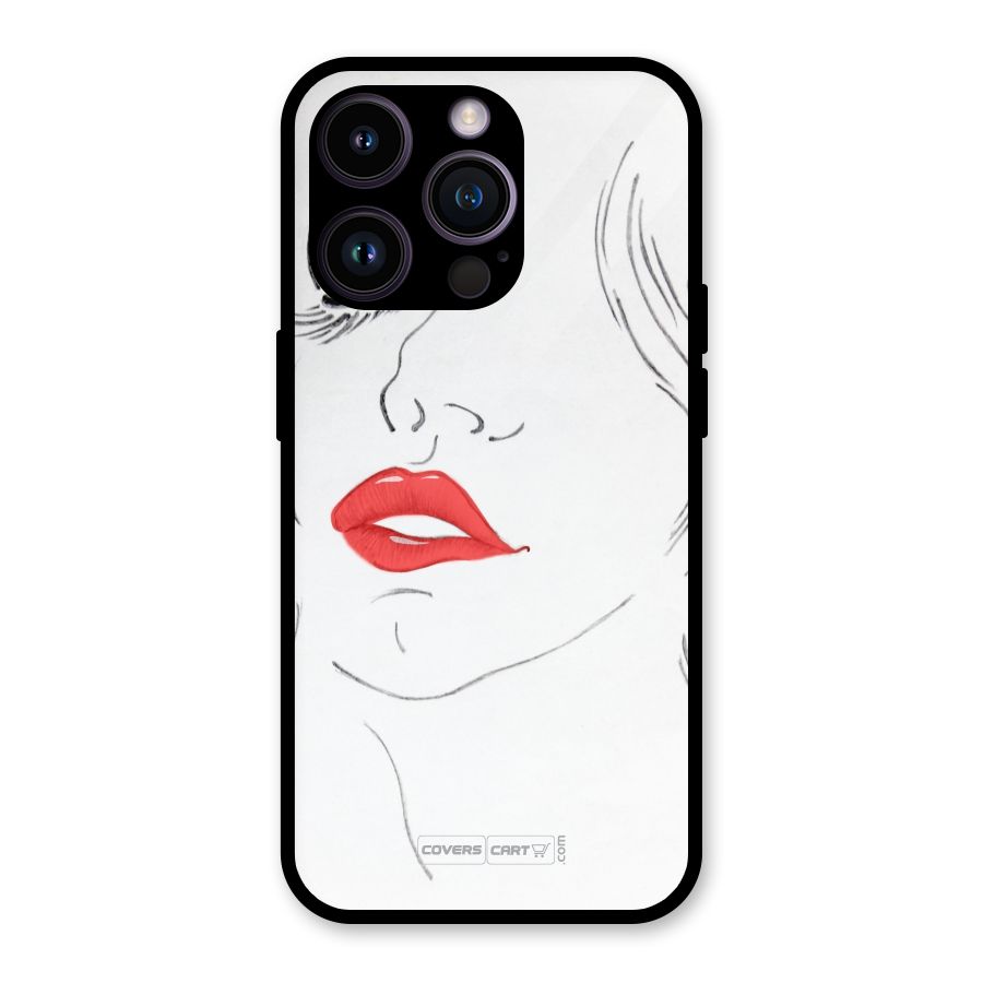 Classy Girl Glass Back Case for iPhone 14 Pro