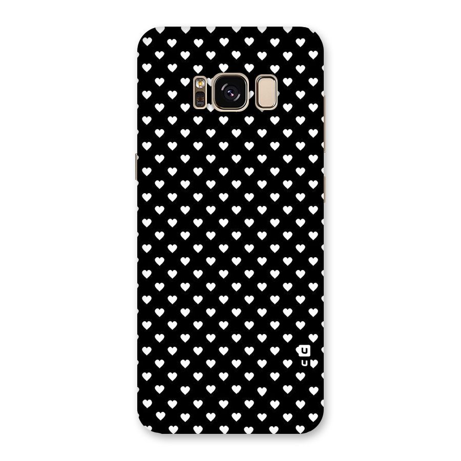 Classy Hearty Polka Back Case for Galaxy S8