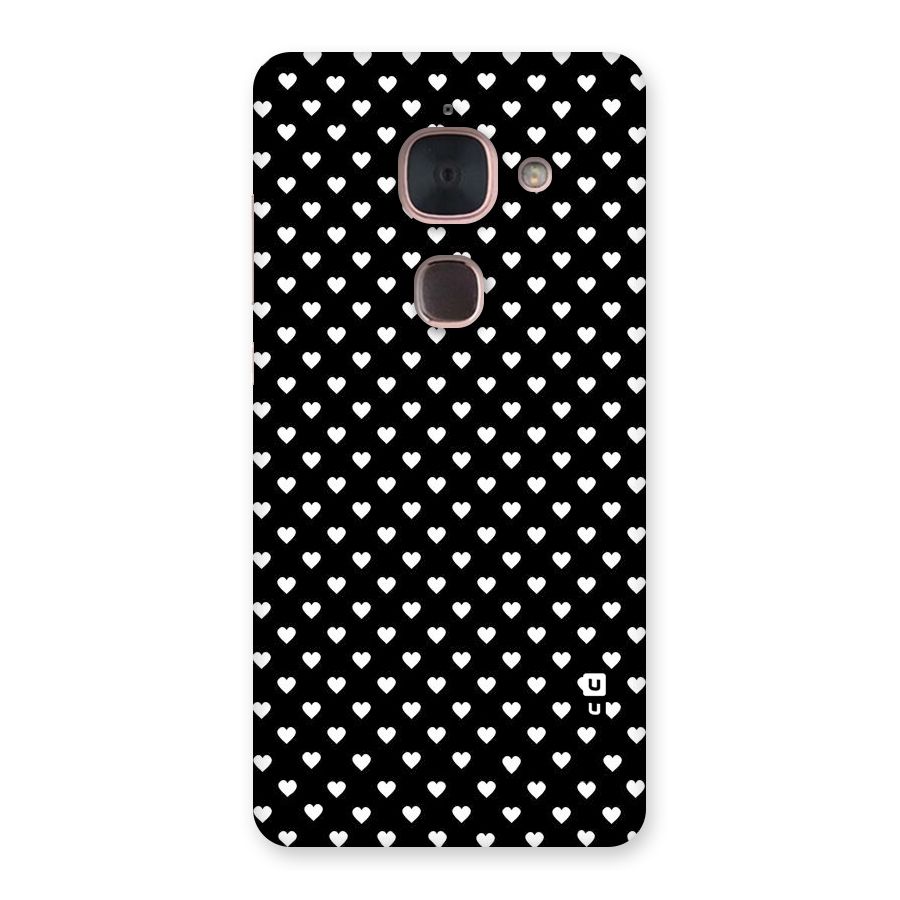 Classy Hearty Polka Back Case for Le Max 2