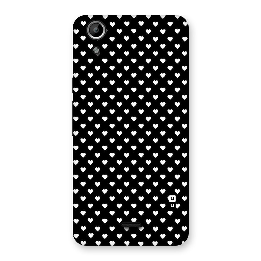 Classy Hearty Polka Back Case for Micromax Canvas Selfie Lens Q345