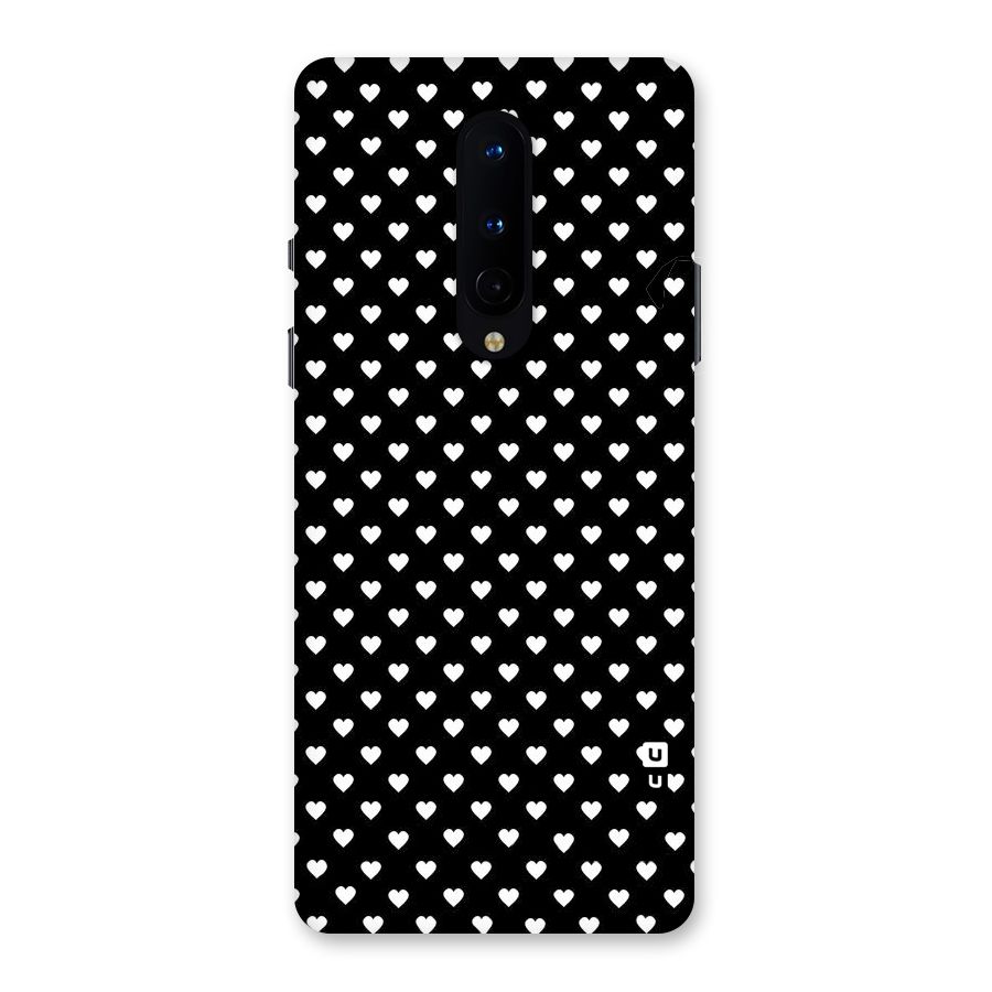 Classy Hearty Polka Back Case for OnePlus 8