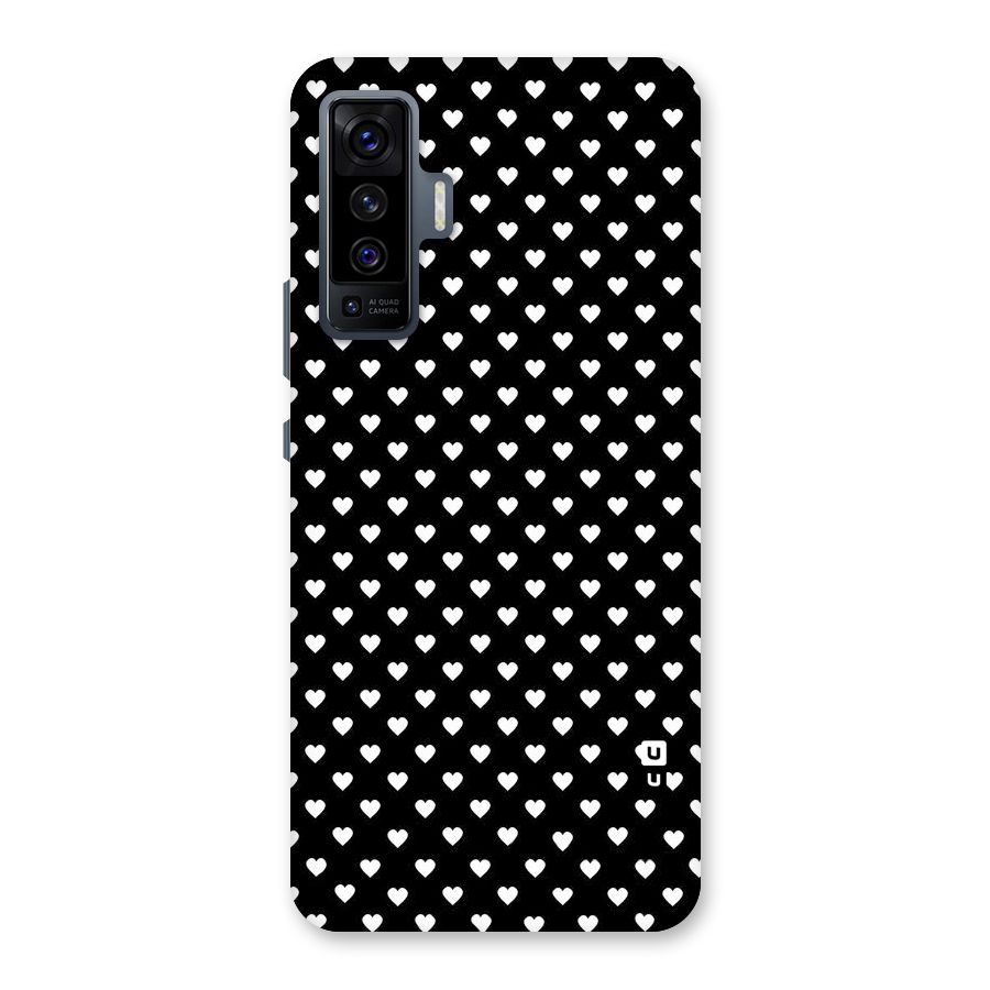 Classy Hearty Polka Back Case for Vivo X50