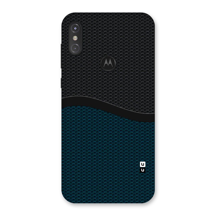 Classy Rugged Bicolor Back Case for Motorola One Power