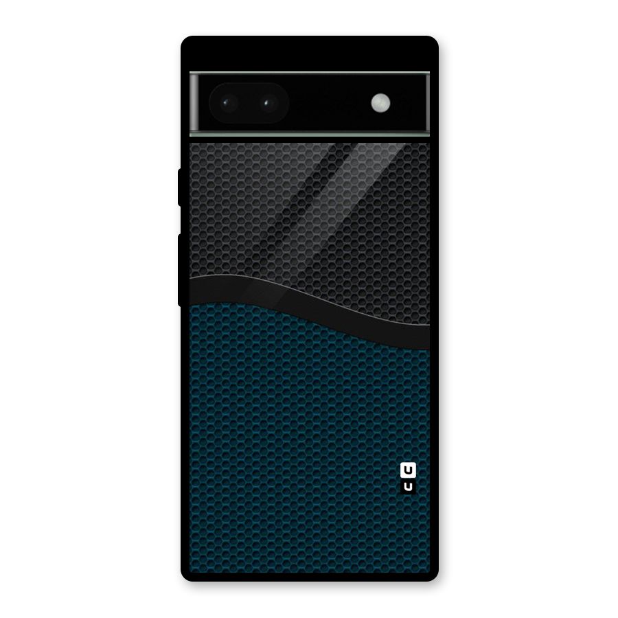 Classy Rugged Bicolor Glass Back Case for Google Pixel 6a