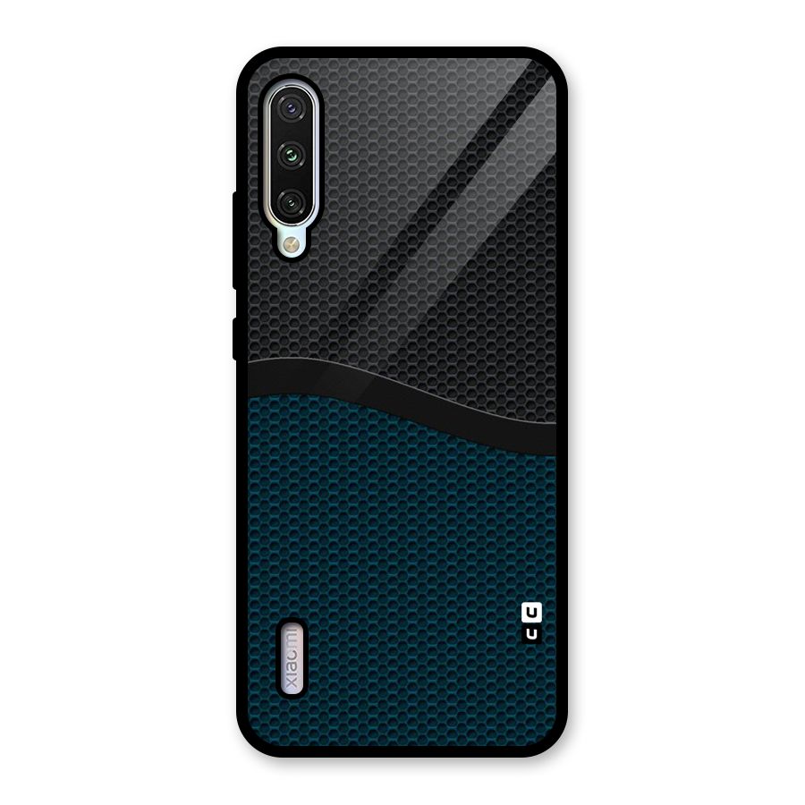 Classy Rugged Bicolor Glass Back Case for Mi A3