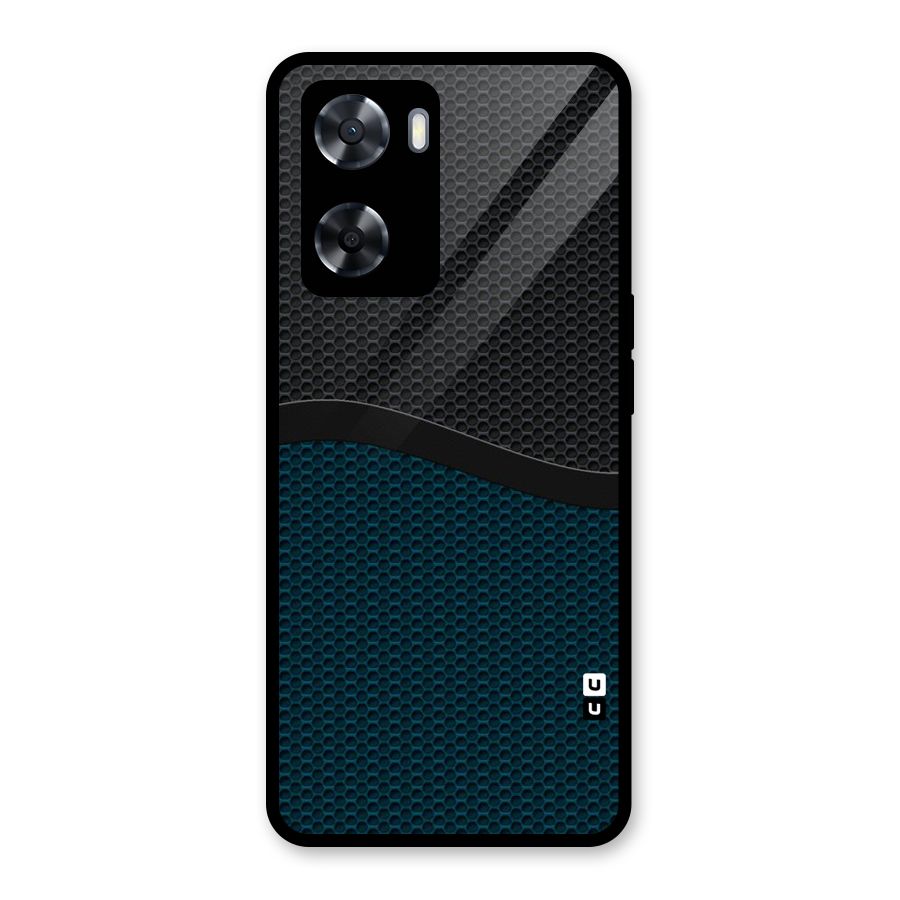 Classy Rugged Bicolor Glass Back Case for Oppo A57 2022