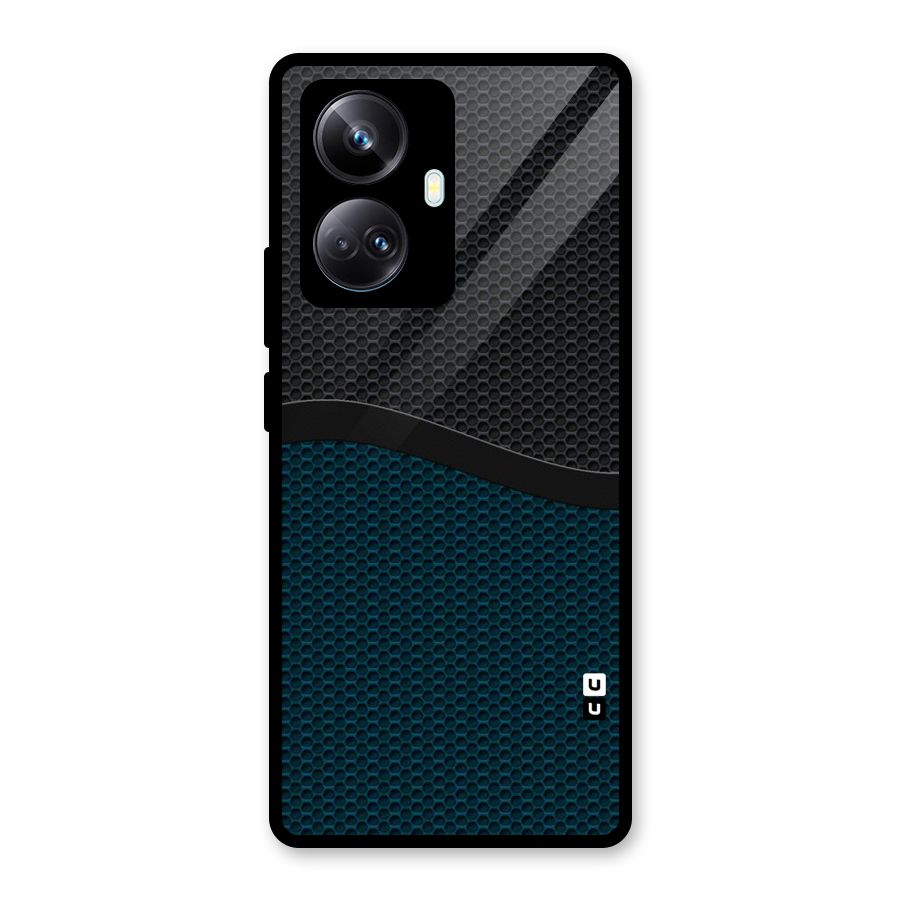 Classy Rugged Bicolor Glass Back Case for Realme 10 Pro Plus