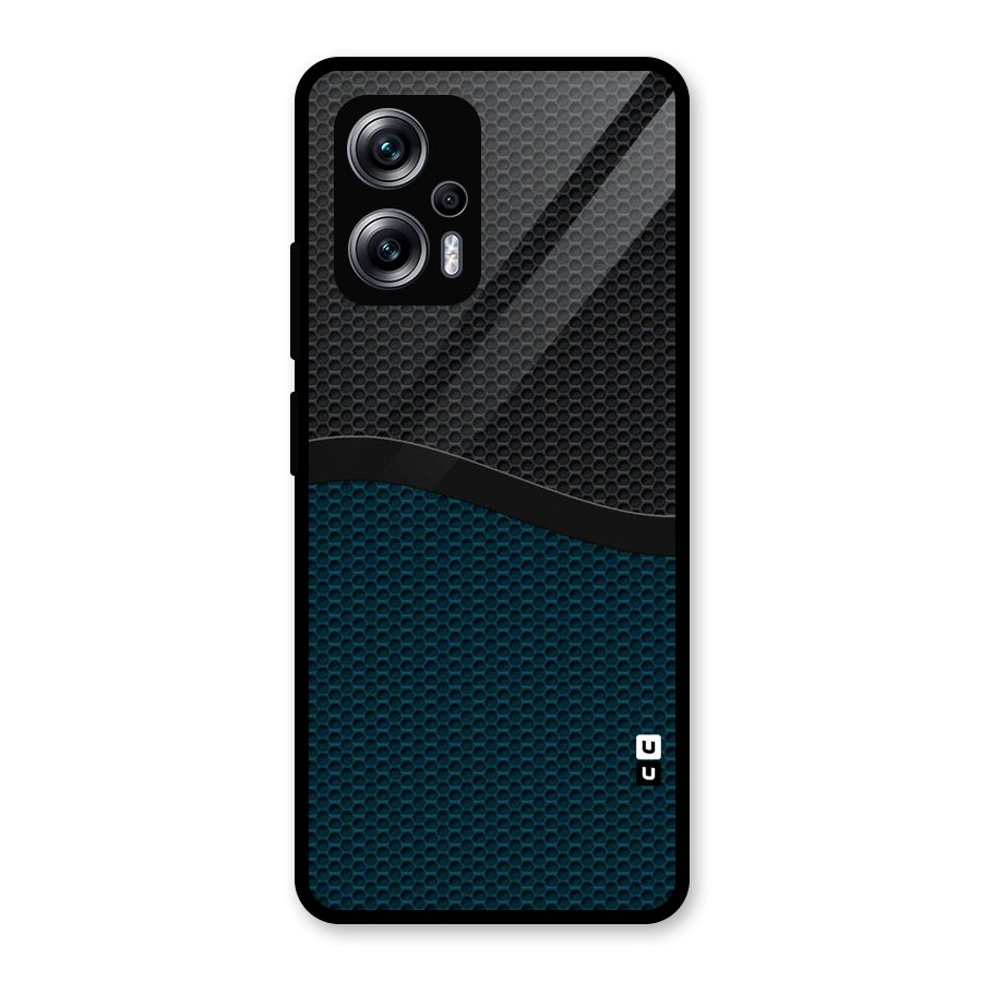 Classy Rugged Bicolor Glass Back Case for Redmi K50i