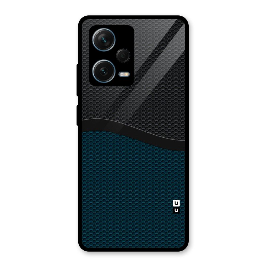 Classy Rugged Bicolor Glass Back Case for Redmi Note 12 Pro Plus 5G