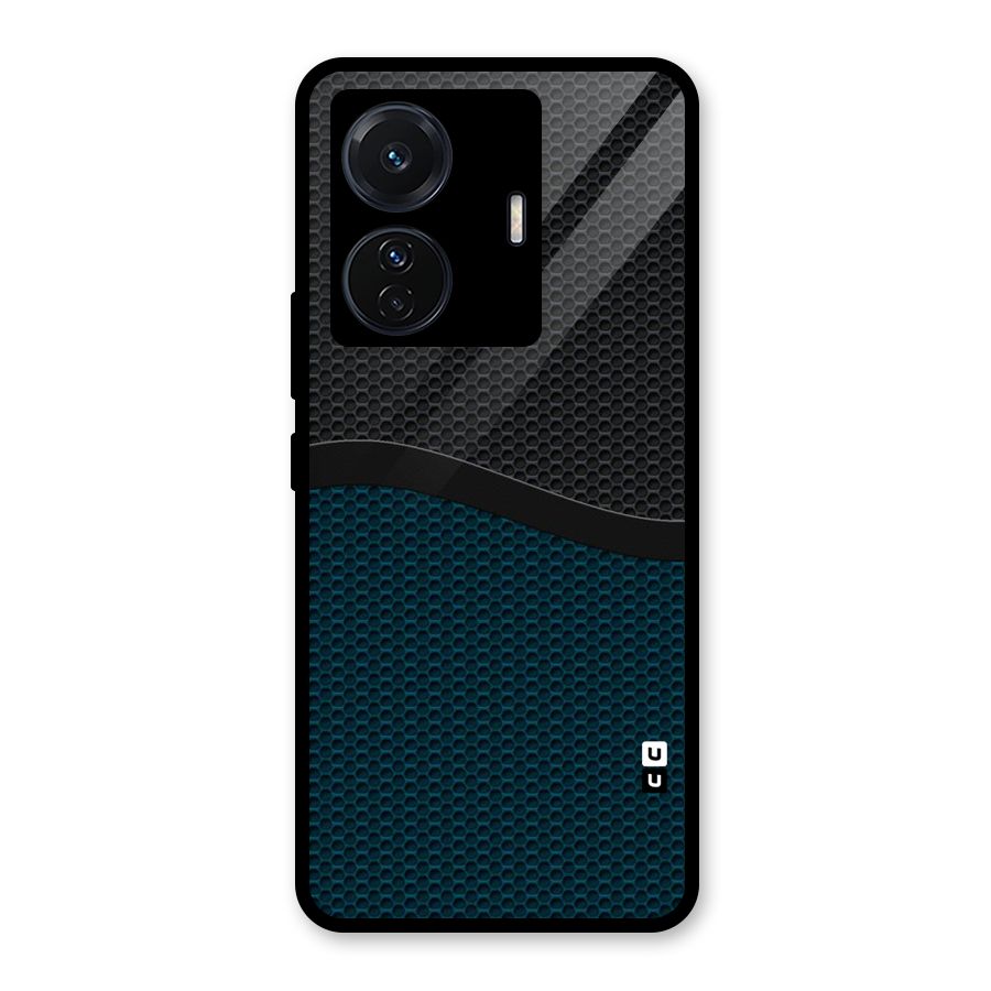 Classy Rugged Bicolor Glass Back Case for Vivo iQOO Z6 Pro