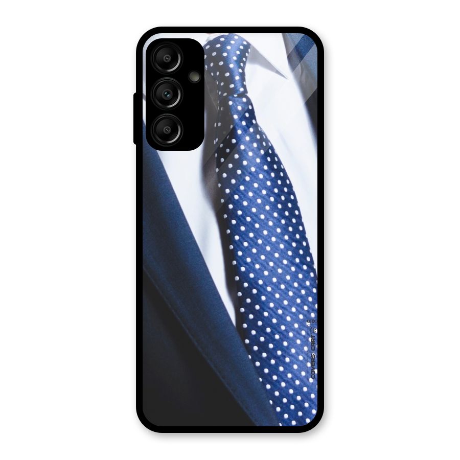 Classy Tie Glass Back Case for Galaxy A14 5G