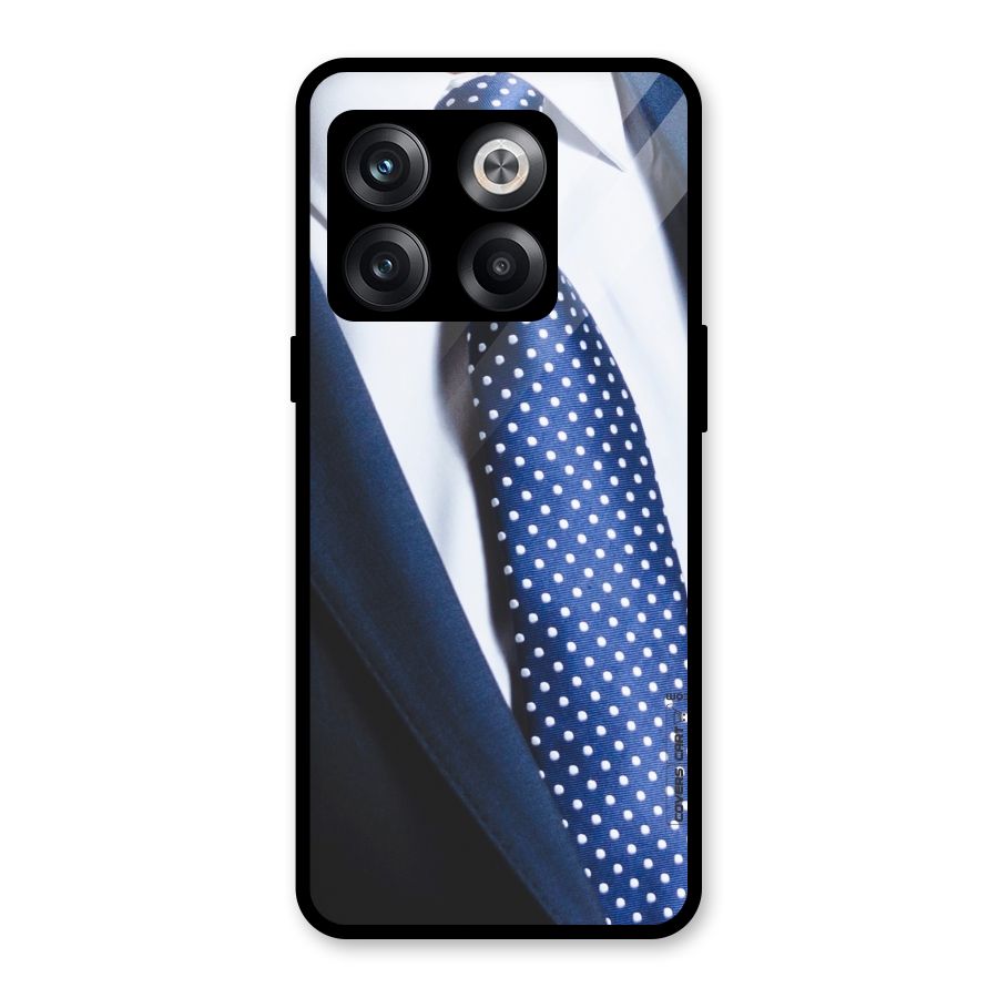Classy Tie Glass Back Case for OnePlus 10T