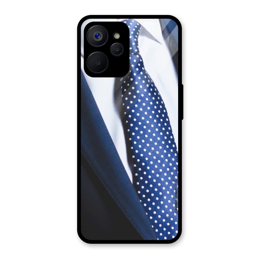 Classy Tie Glass Back Case for Realme 9i 5G