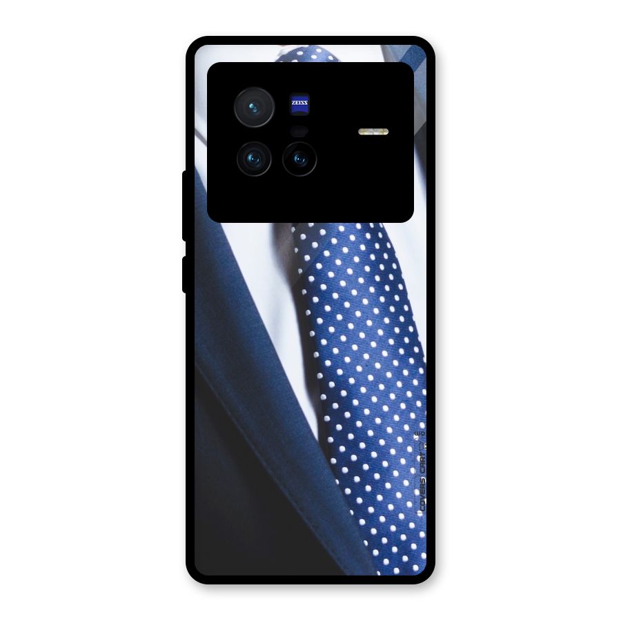 Classy Tie Glass Back Case for Vivo X80