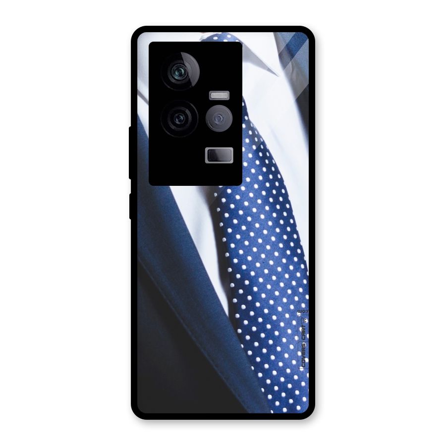 Classy Tie Glass Back Case for Vivo iQOO 11 5G