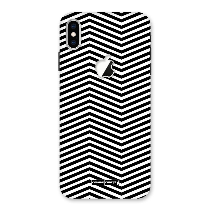Classy Zig Zag Back Case for iPhone XS Max Apple Cut