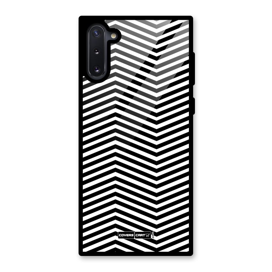 Classy Zig Zag Glass Back Case for Galaxy Note 10