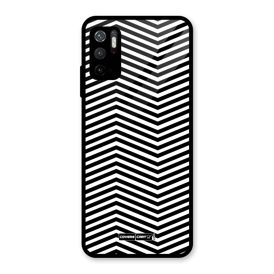 Classy Zig Zag Glass Back Case for Poco M3 Pro 5G