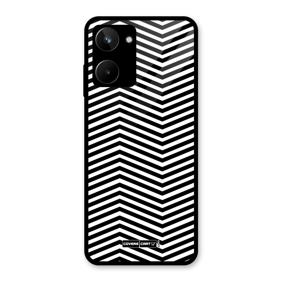 Classy Zig Zag Glass Back Case for Realme 10