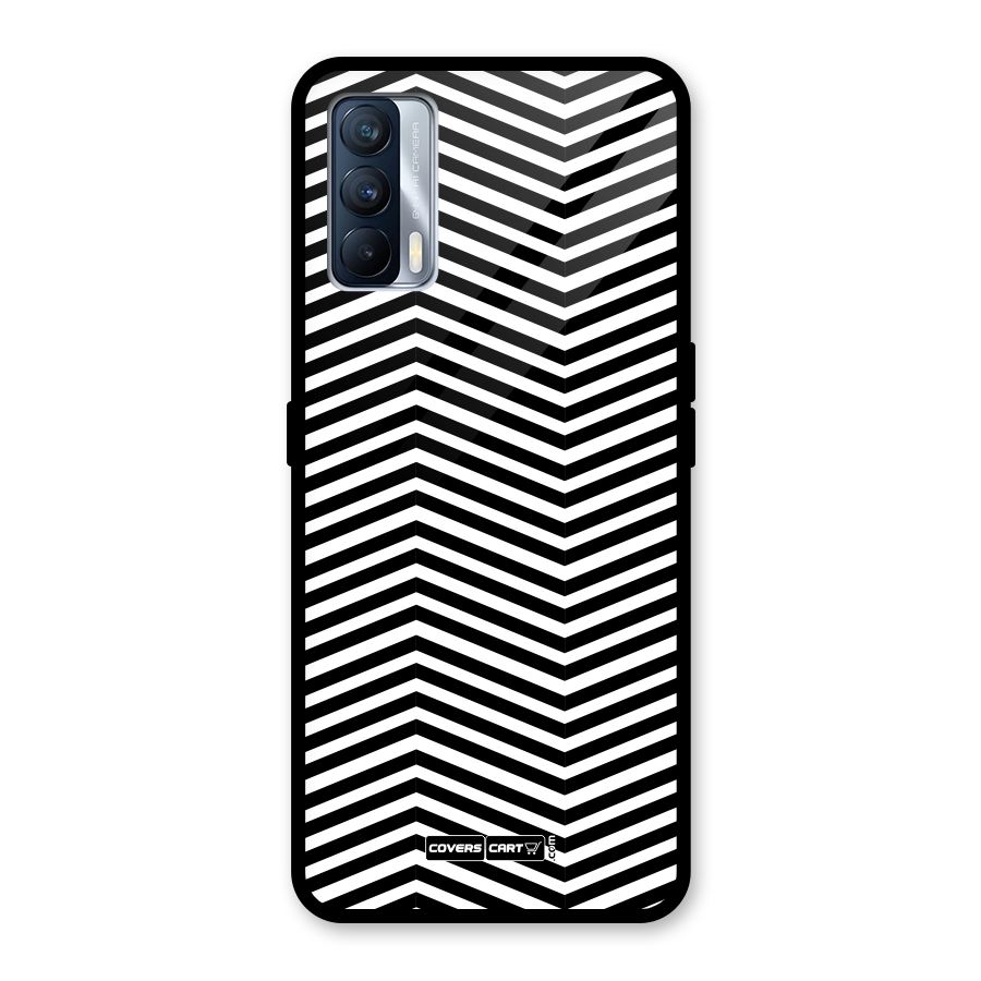 Classy Zig Zag Glass Back Case for Realme X7
