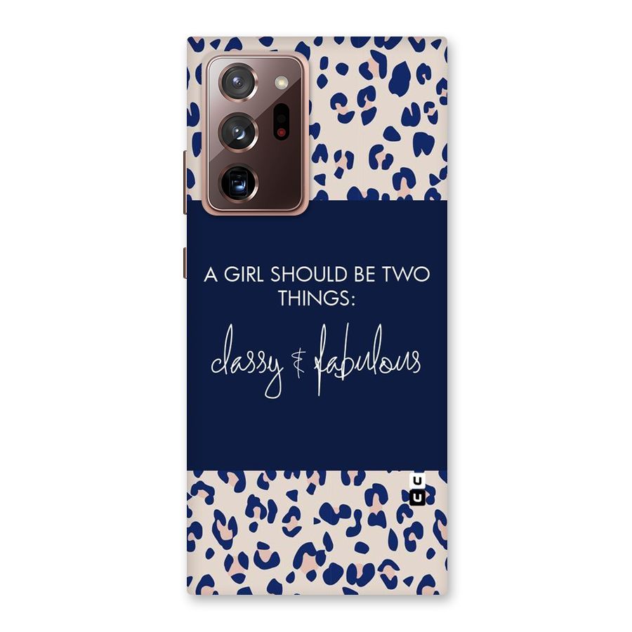 Classy and Fabulous Back Case for Galaxy Note 20 Ultra