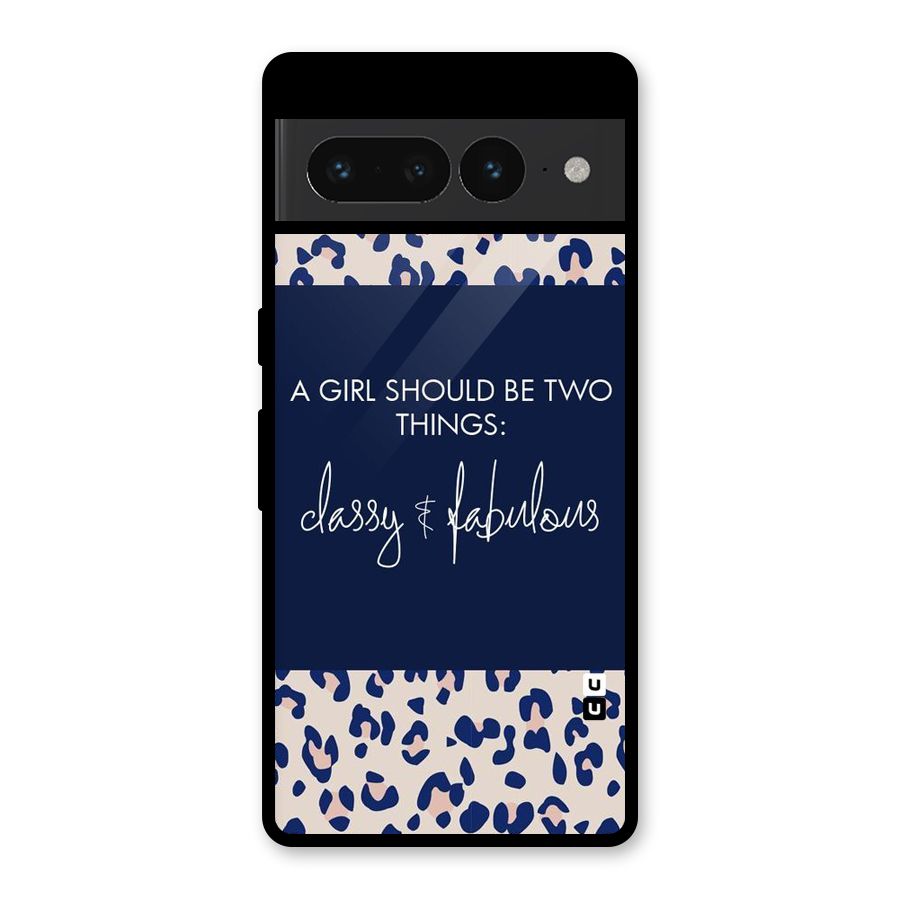 Classy and Fabulous Glass Back Case for Google Pixel 7 Pro