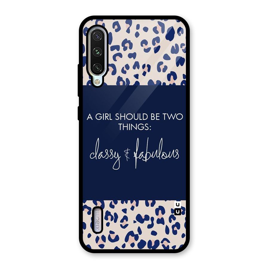 Classy and Fabulous Glass Back Case for Mi A3