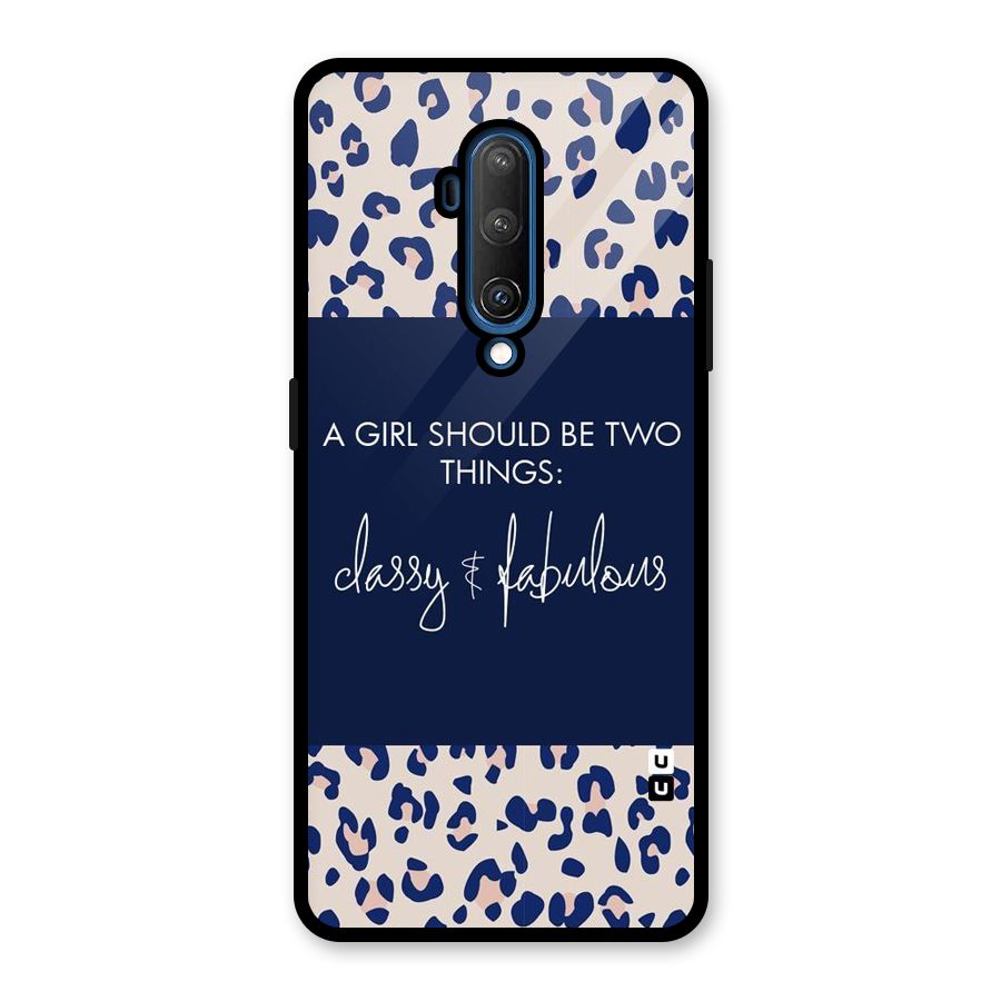 Classy and Fabulous Glass Back Case for OnePlus 7T Pro