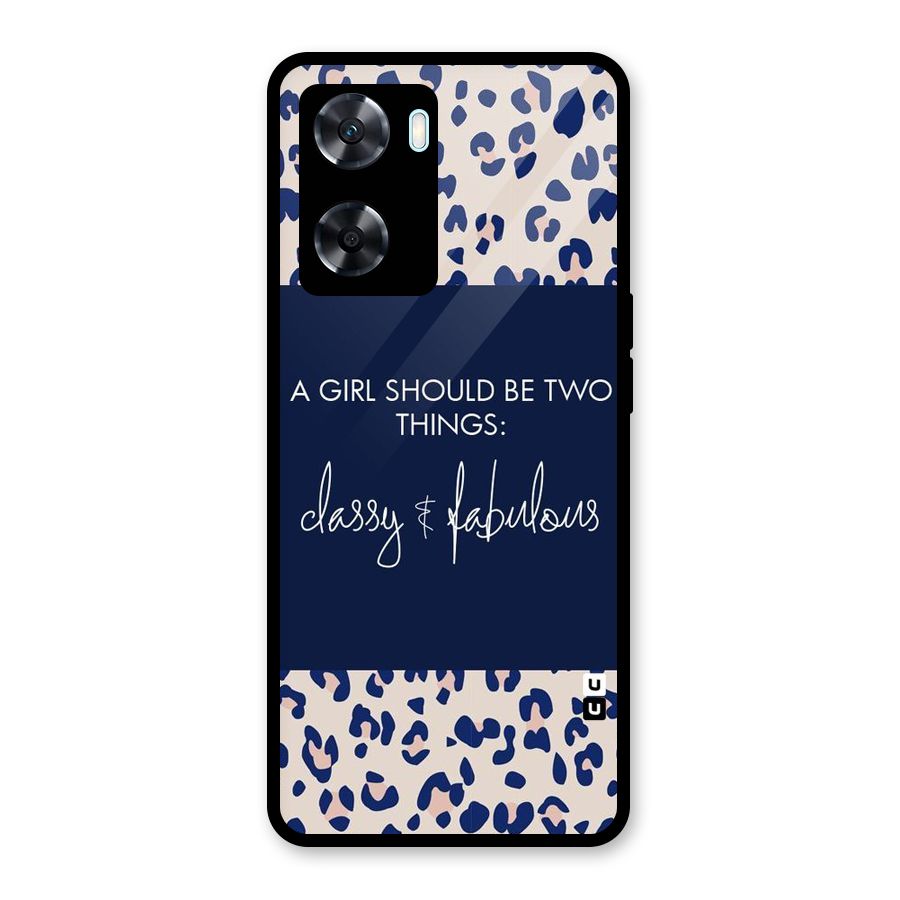 Classy and Fabulous Glass Back Case for Oppo A77