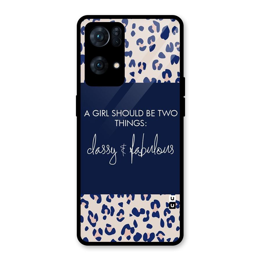 Classy and Fabulous Glass Back Case for Oppo Reno7 Pro 5G