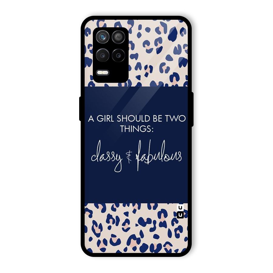 Classy and Fabulous Glass Back Case for Realme 8 5G
