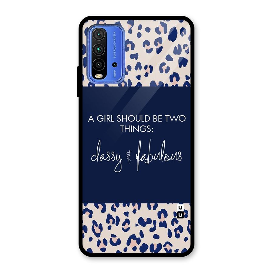 Classy and Fabulous Glass Back Case for Redmi 9 Power