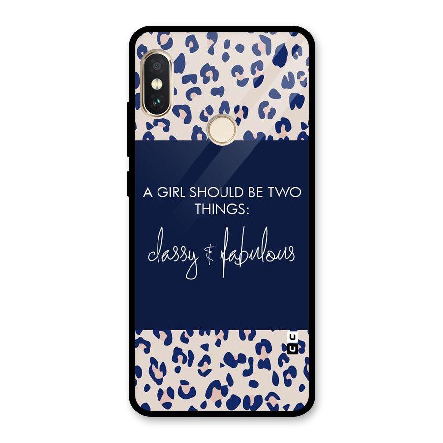 Classy and Fabulous Glass Back Case for Redmi Note 5 Pro