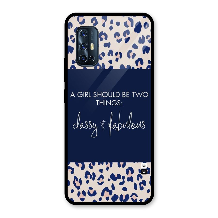 Classy and Fabulous Glass Back Case for Vivo V17