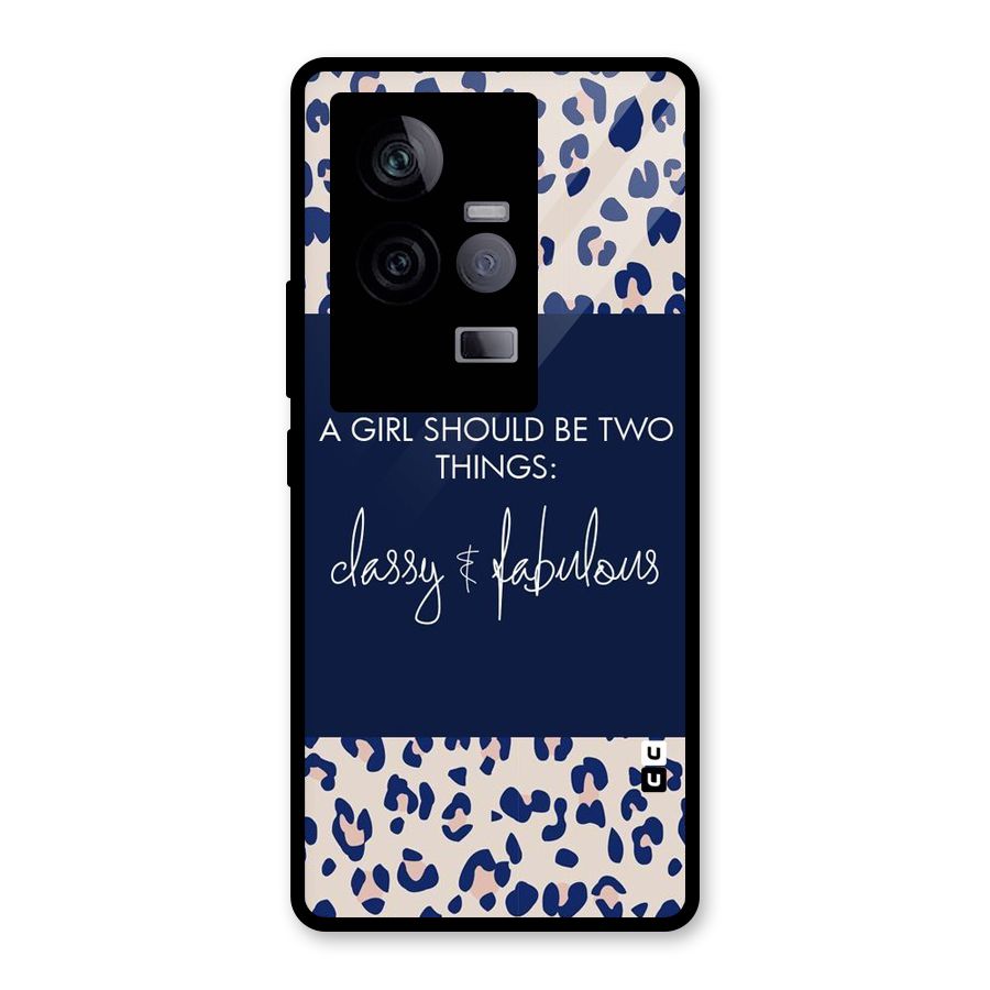 Classy and Fabulous Glass Back Case for Vivo iQOO 11 5G