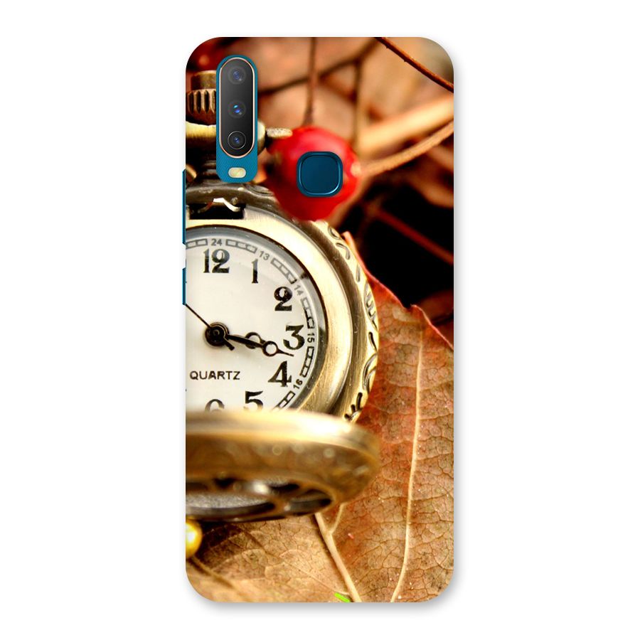 Clock And Cherry Back Case for Vivo Y15