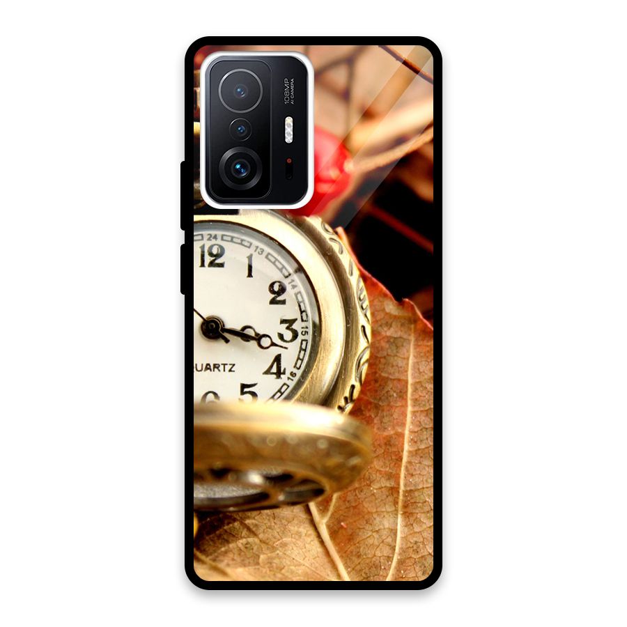 Clock And Cherry Glass Back Case for Xiaomi 11T Pro