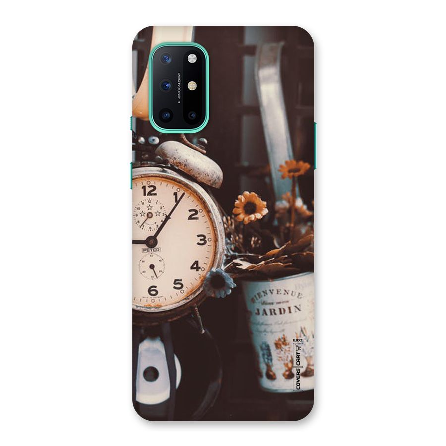 Clock And Flowers Back Case for OnePlus 8T